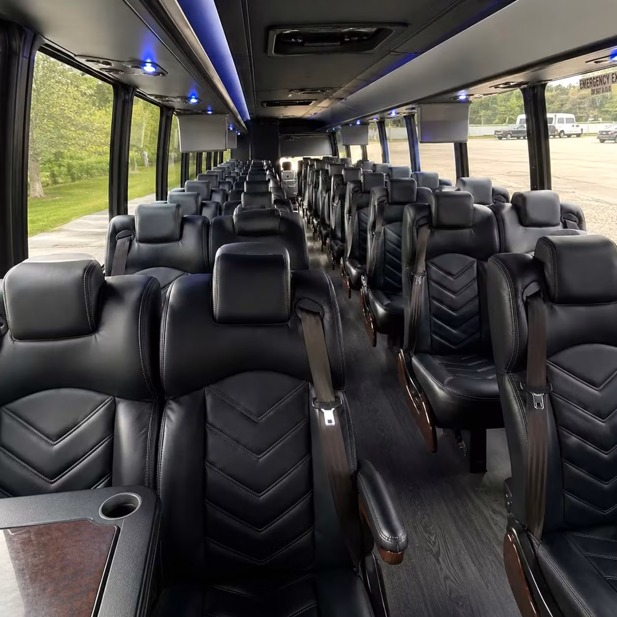 30 passenger minibus interior