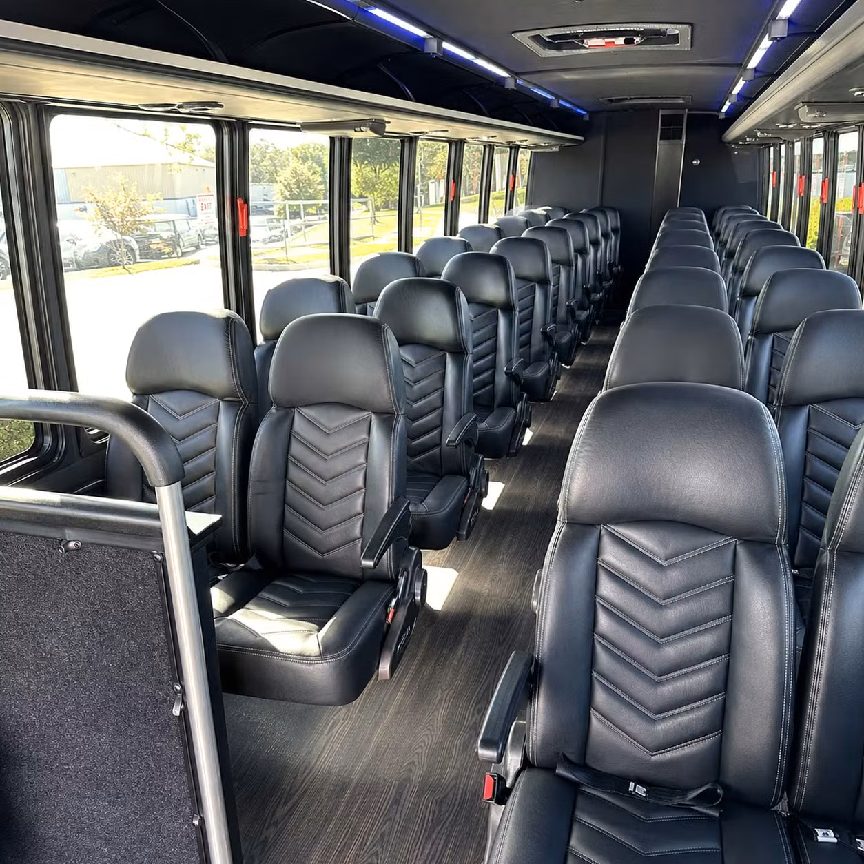 35 passenger minibus inside