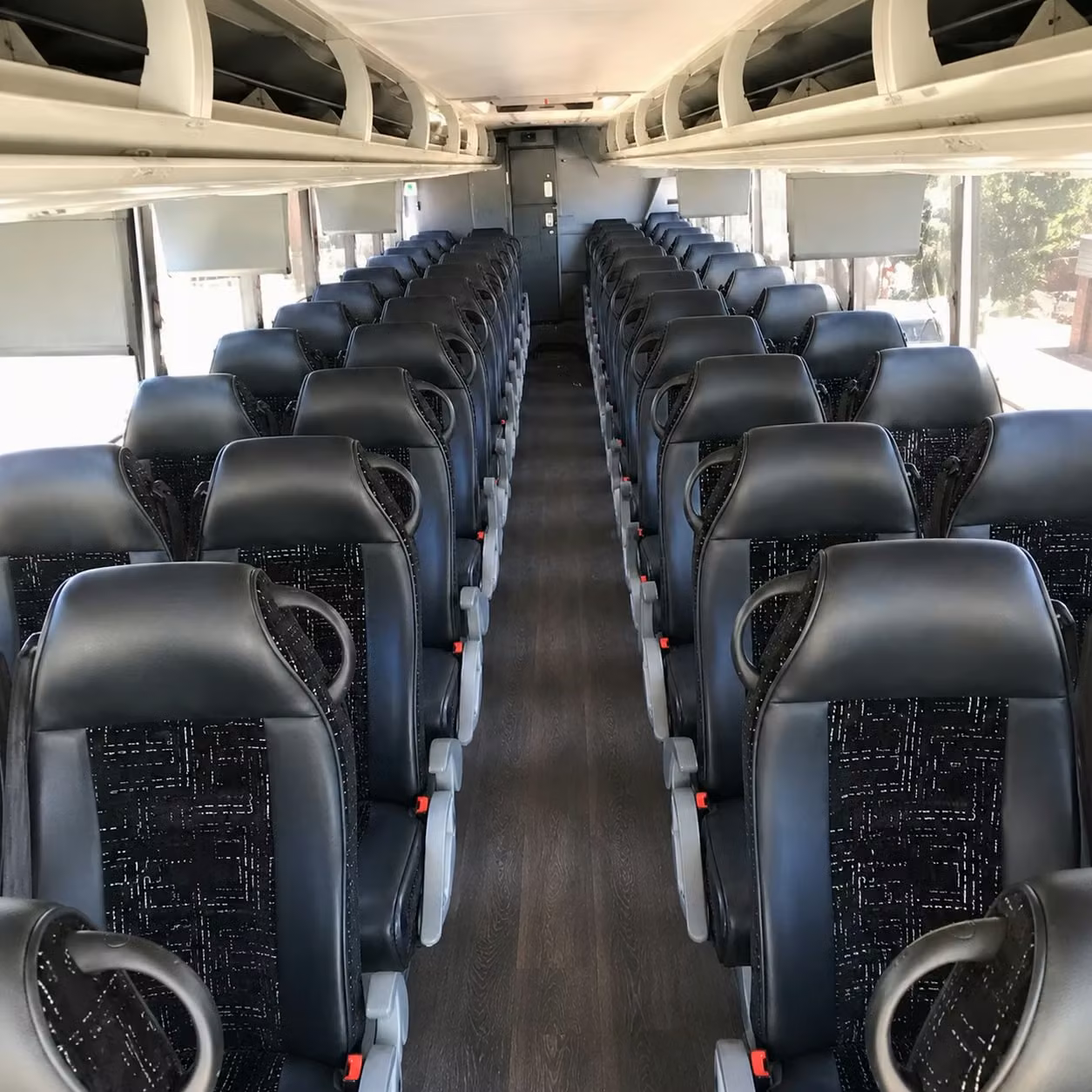 evansville charter bus rental inside