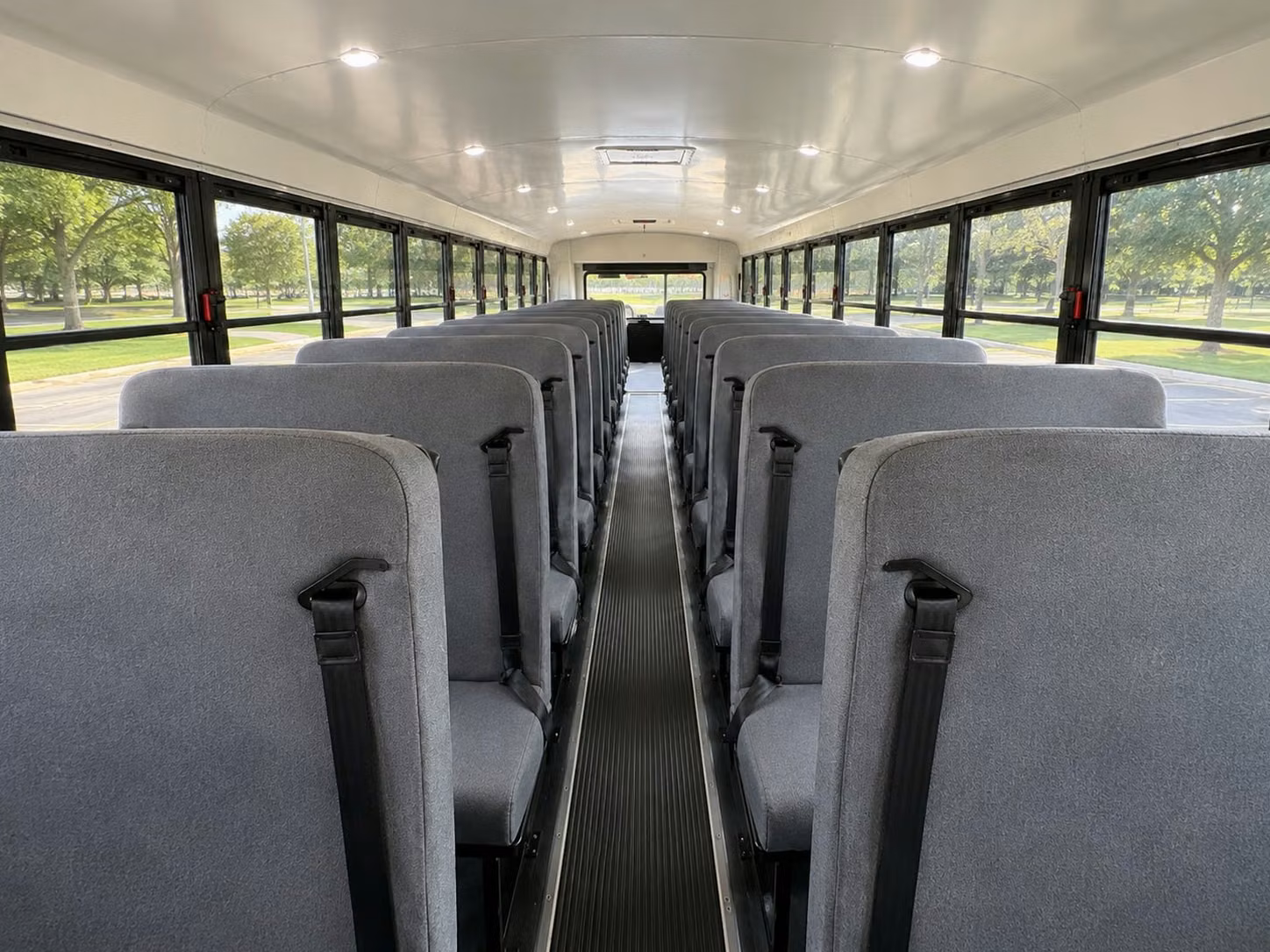 school bus interior
